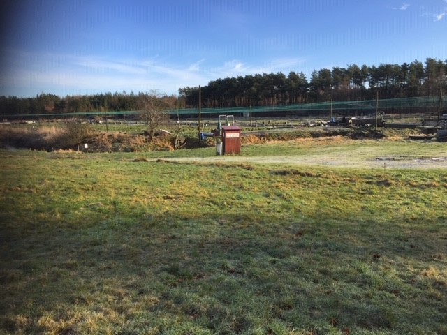 Net over dambruget i Klisterheden Plantage foto Svend Aage Knudsen