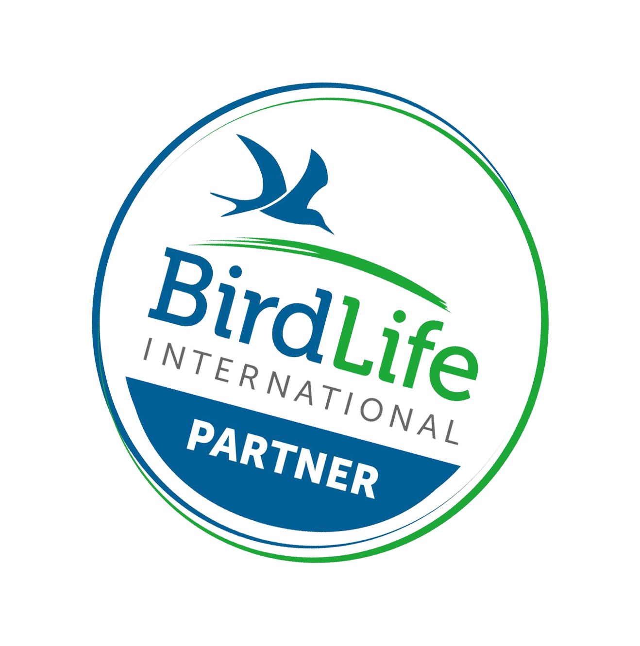 Circle Blue Partner Stamp BirdLife2