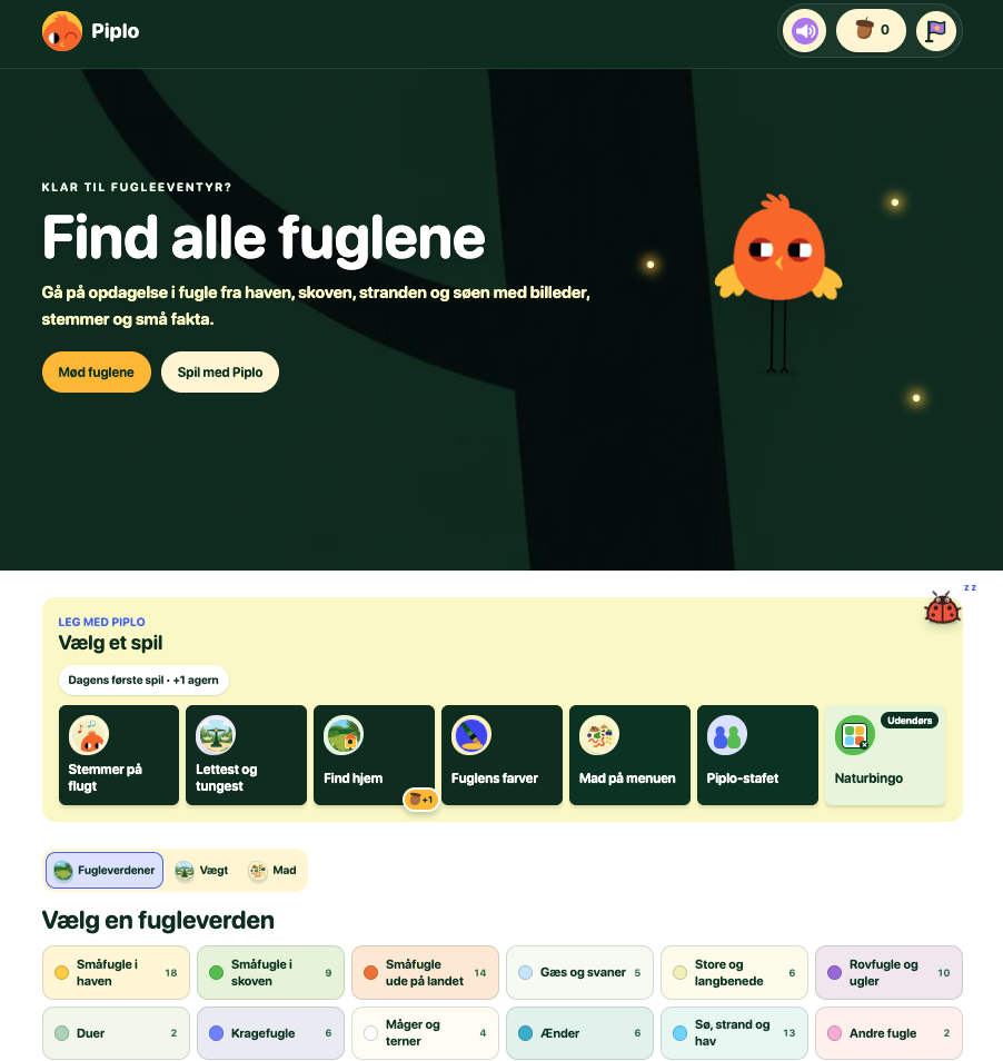 Screenshot af Piplo online